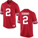 NCAA Ohio State Buckeyes Men's #2 J.K. Dobbins Red Nike Football College Jersey VQX7845MQ